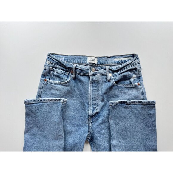 CITIZENS OF HUMANITY Jolene Dimple High Rise Skinny Straight Jeans, Size 28 - Picture 12 of 16